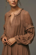 Load image into Gallery viewer, By Anthropologie Lace Pleated Mini Dress
