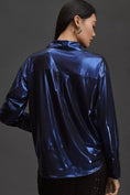 Load image into Gallery viewer, By Anthropologie Shine Buttondown Shirt
