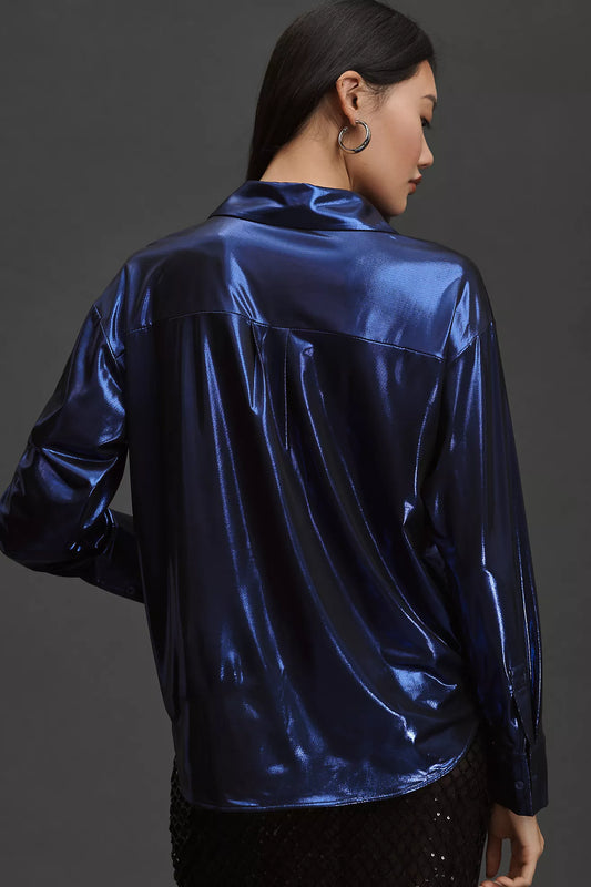 By Anthropologie Shine Buttondown Shirt