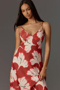 Load image into Gallery viewer, By Anthropologie Sleeveless V-Neck Slip Midi Dress
