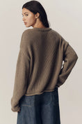 Load image into Gallery viewer, The Harlow Oversized Roll-Hem Sweater by Pilcro
