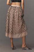 Load image into Gallery viewer, Maeve All-Over Bow Tulle Midi Skirt
