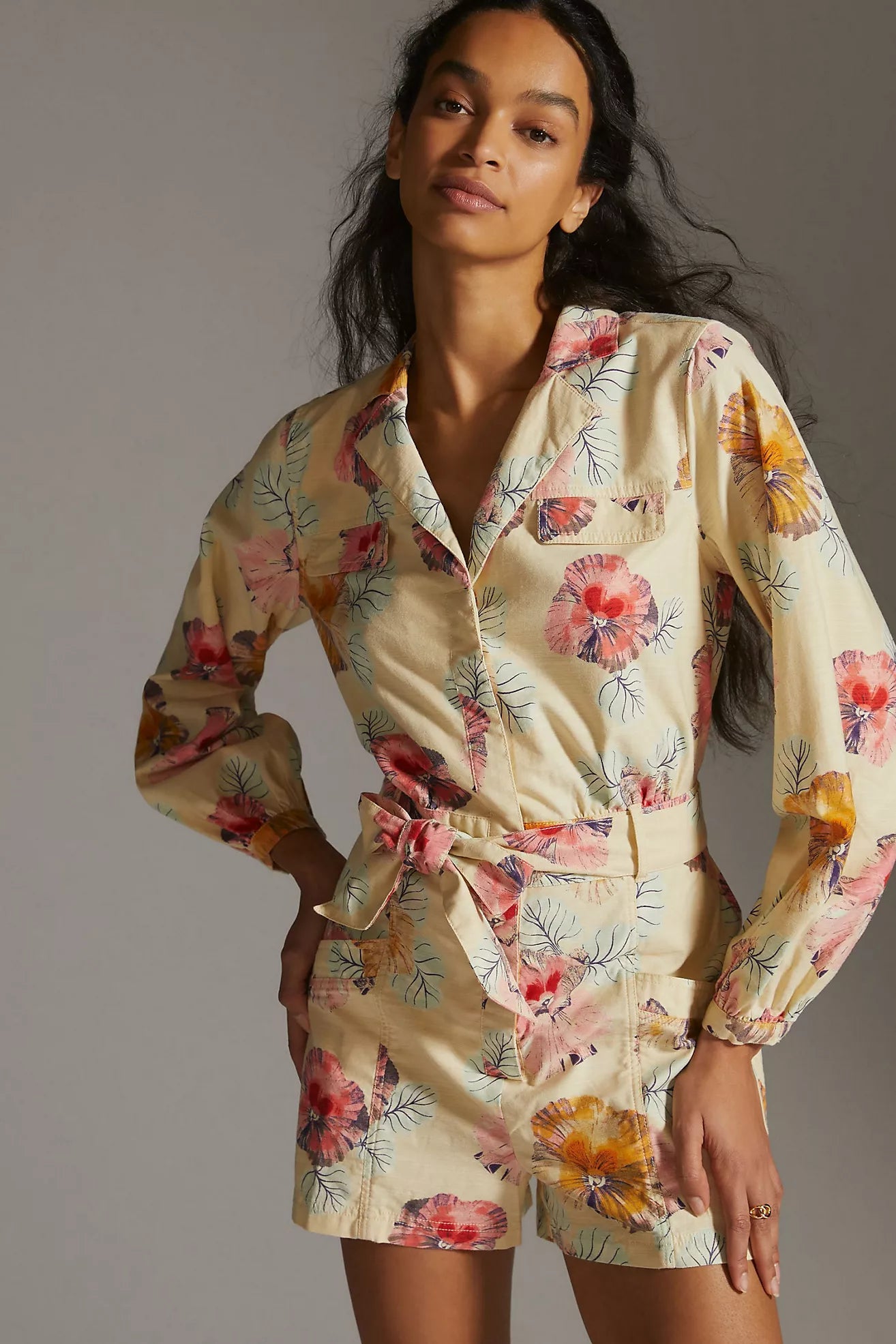 Maeve Buttondown Romper - EUC