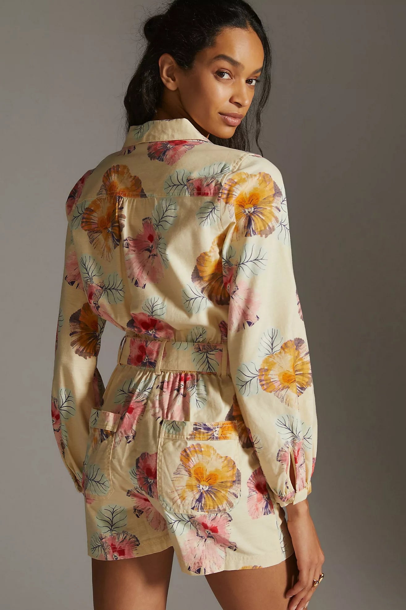 Maeve Buttondown Romper - EUC