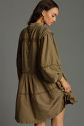Load image into Gallery viewer, Pilcro Long-Sleeve Mock-Neck Swing Mini Dress
