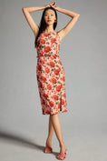 Load image into Gallery viewer, Ruffled Peplum Halter Dress
