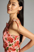 Load image into Gallery viewer, Ruffled Peplum Halter Dress
