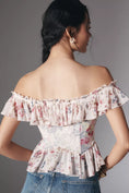 Load image into Gallery viewer, By Anthropologie Off-The-Shoulder Mesh Top
