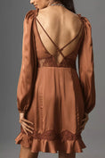 Load image into Gallery viewer, By Anthropologie Silky Lace Mini Dress
