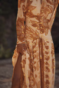 Load image into Gallery viewer, Farm Rio x Anthropologie Long-Sleeve Jacquard Maxi Dress

