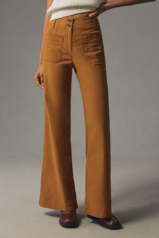 The Junie High-Rise Flare Pants by Maeve: Magic Fabric Edition