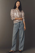 Load image into Gallery viewer, Maeve Long-Sleeve Sequin Sweatshirt
