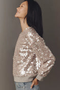 Load image into Gallery viewer, Maeve Long-Sleeve Sequin Sweatshirt
