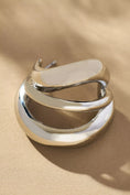 Load image into Gallery viewer, Triple Curve Huggie Earrings
