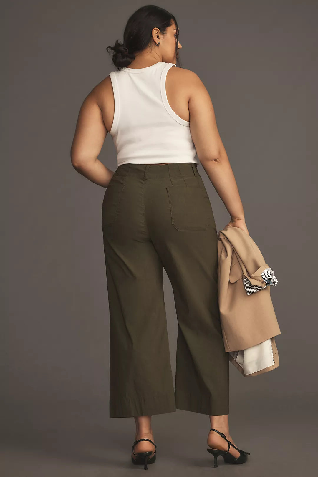 The Colette Magic Fabric Crop Wide-Leg Pants by Maeve