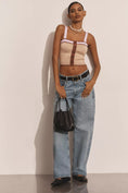 Load image into Gallery viewer, Maeve Square-Neck Crop Sweater Tank
