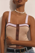 Load image into Gallery viewer, Maeve Square-Neck Crop Sweater Tank
