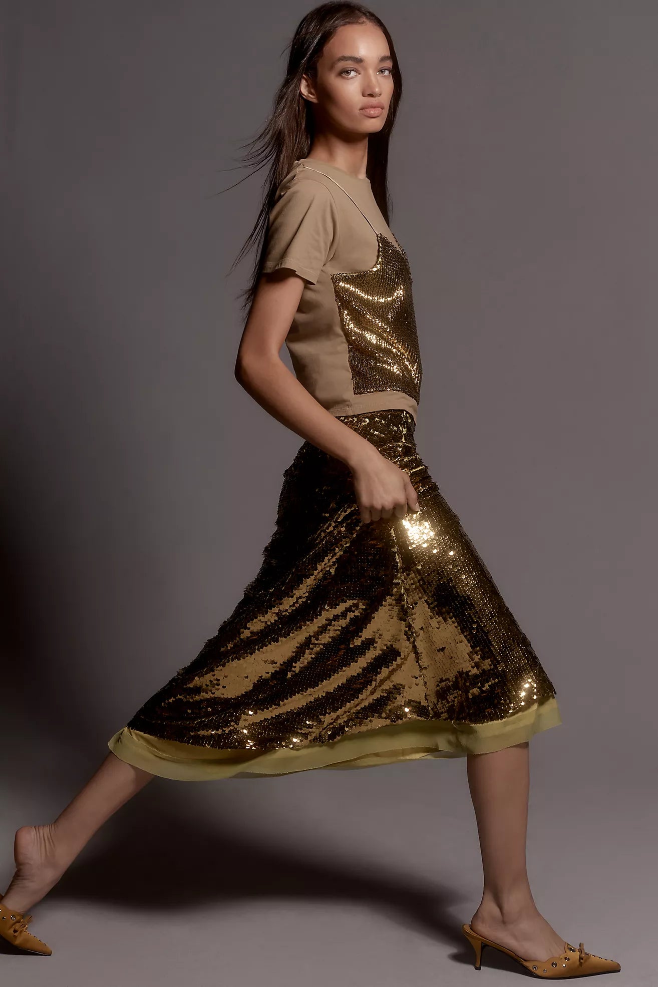Le Superbe Birdie Sequin Tee