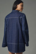 Load image into Gallery viewer, Pilcro Denim Mini Shift Dress

