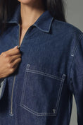Load image into Gallery viewer, Pilcro Denim Mini Shift Dress
