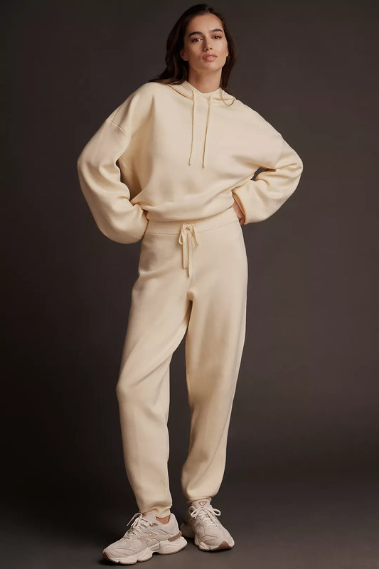 Daily Practice Knit Barrel Trousers