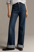 Load image into Gallery viewer, The Austyn High-Rise Cuffed Wide-Leg Jeans by Pilcro
