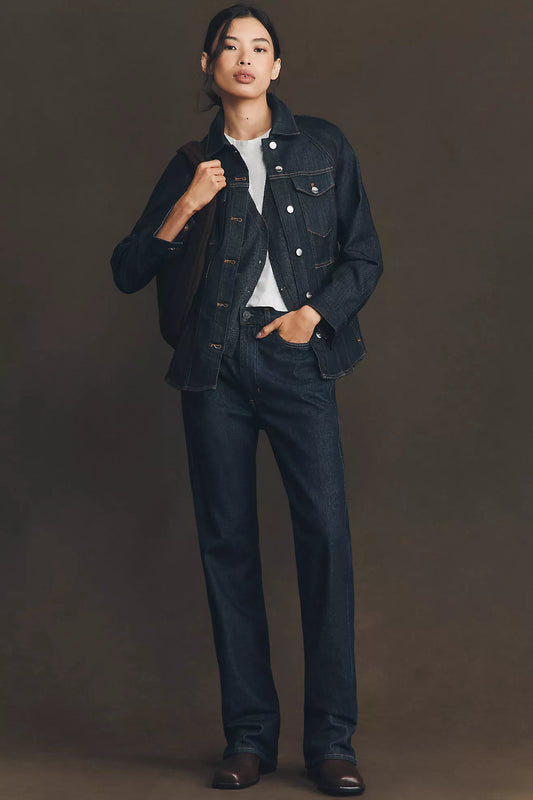 Pilcro Peplum Denim Jacket
