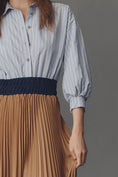 Load image into Gallery viewer, The Somerset Colourblock Pleated Twofer Maxi Dress
