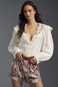 Load image into Gallery viewer, By Anthropologie Printed Pleated Shorts
