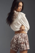 Load image into Gallery viewer, By Anthropologie Printed Pleated Shorts
