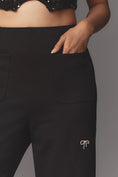 Load image into Gallery viewer, The Colette Cropped Wide-Leg Trousers by Maeve: Bow Edition

