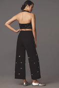 Load image into Gallery viewer, The Colette Cropped Wide-Leg Trousers by Maeve: Bow Edition
