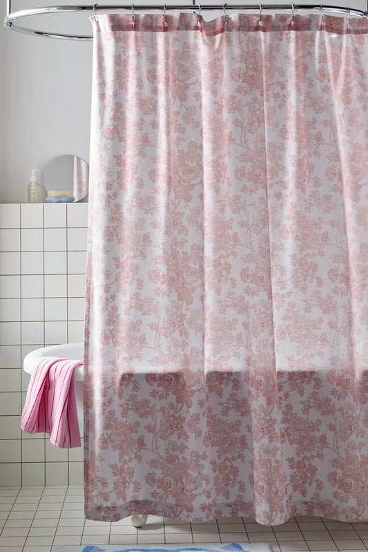 UO Toile Printed Shower Curtain