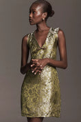 Load image into Gallery viewer, Maeve Sleeveless Brocade Shift Mini Dress
