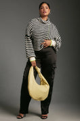 Load image into Gallery viewer, The Brigitte Woven Faux-Leather Satchel Bag by Melie Bianco: Oversized Edition
