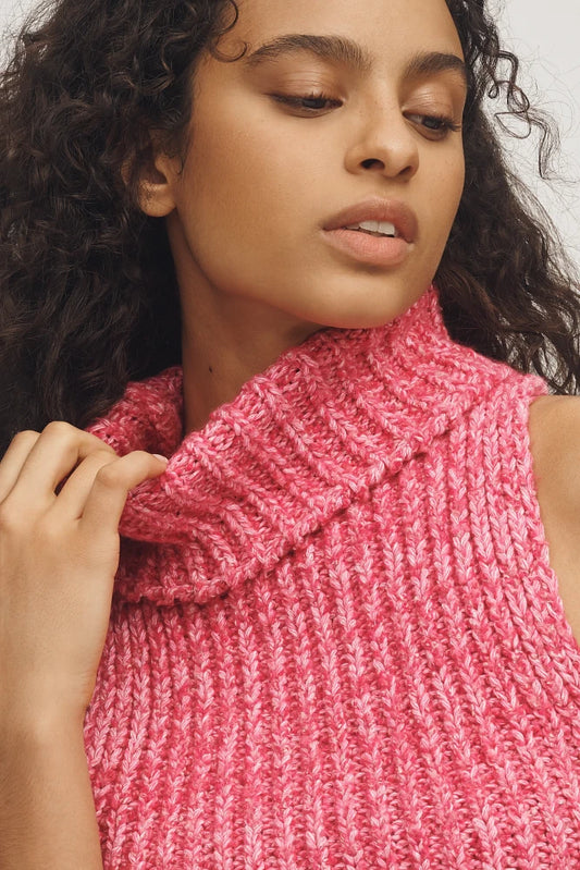 Pilcro Turtleneck Tank Sweater