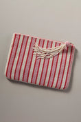 Load image into Gallery viewer, Beaded Flat Pouch: Garden Party Edition

