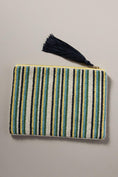 Load image into Gallery viewer, Beaded Flat Pouch: Garden Party Edition
