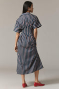 Load image into Gallery viewer, The Tobie Button-Front Pleated Shirt Dress by Exquise

