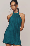 Load image into Gallery viewer, By Anthropologie Halter Plissé Romper

