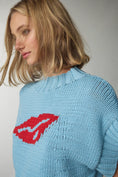 Load image into Gallery viewer, The Pippa Mock-Neck Extended Shoulder Knit Sweater Vest
