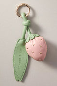 Load image into Gallery viewer, Strawberry Pink Recycled Vegan Bag Charm
