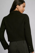 Load image into Gallery viewer, Maeve Cropped Textured Suiting Blazer
