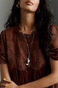 Load image into Gallery viewer, En Elly Velvet Scallop Top
