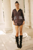 Load image into Gallery viewer, TAKE Faux-Suede Embellished Mini Dress
