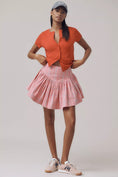 Load image into Gallery viewer, Maeve Basque-Waist Flirty Mini Skirt
