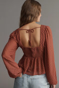 Load image into Gallery viewer, By Anthropologie Peplum Blouse
