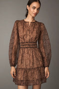 Load image into Gallery viewer, The Somerset Long-Sleeve Organza Mini Dress
