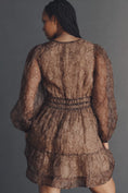 Load image into Gallery viewer, The Somerset Long-Sleeve Organza Mini Dress
