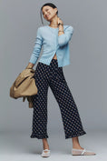 Load image into Gallery viewer, The Colette Ruffle-Hem Crop Wide-Leg Pants by Maeve
